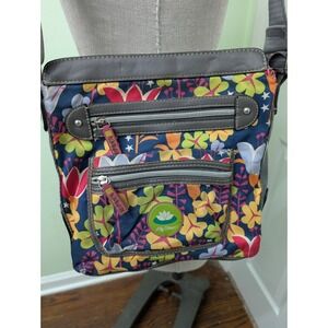 Lily Bloom Bright Floral Crossbody Body Adjustable Strap Super Cute!